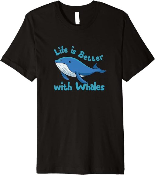 Life With Whales Sea Animal Orca Premium T-Shirt