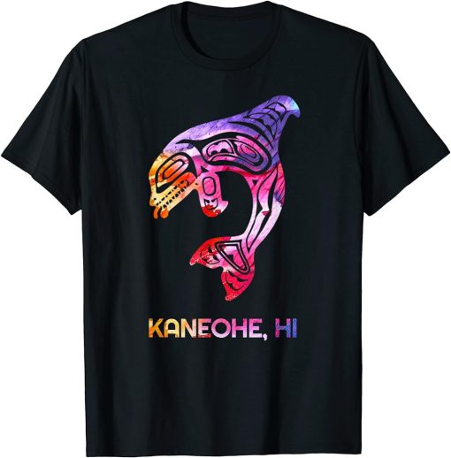 Tribal Kaneohe Orca Killer Whale Indigenous Native T-Shirt