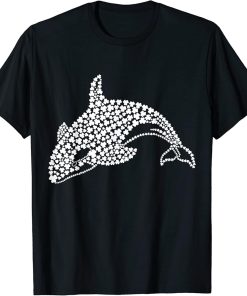 Funny Killer Whale Orca Fish Green Clover St. Patrick"s Day T-Shirt