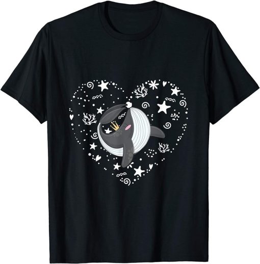 Killer Whale Sea Animal Valentines Day Gift Orca T-Shirt